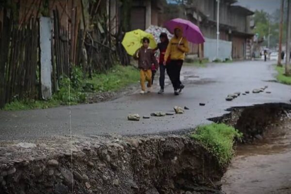 Flash floods and landslides